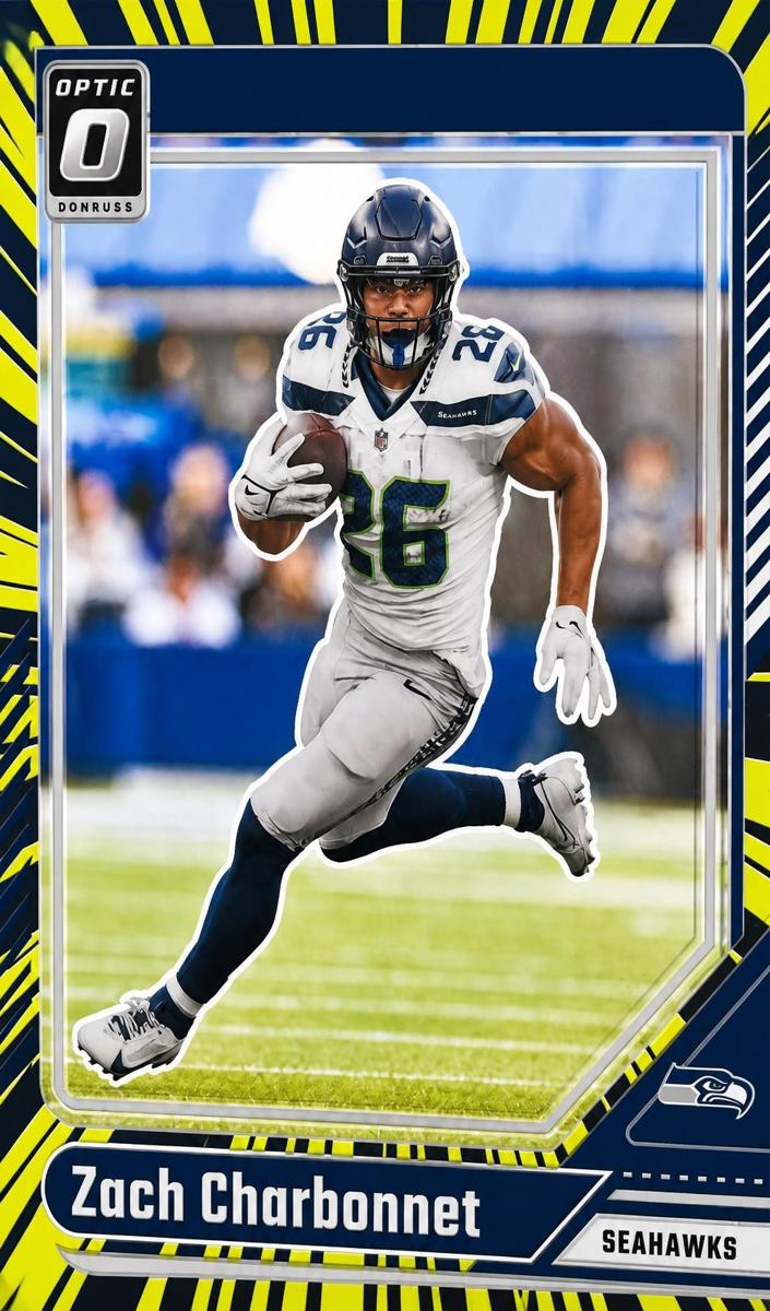 2024 Donruss Optic Football Electricity Zach Charbonnet #179