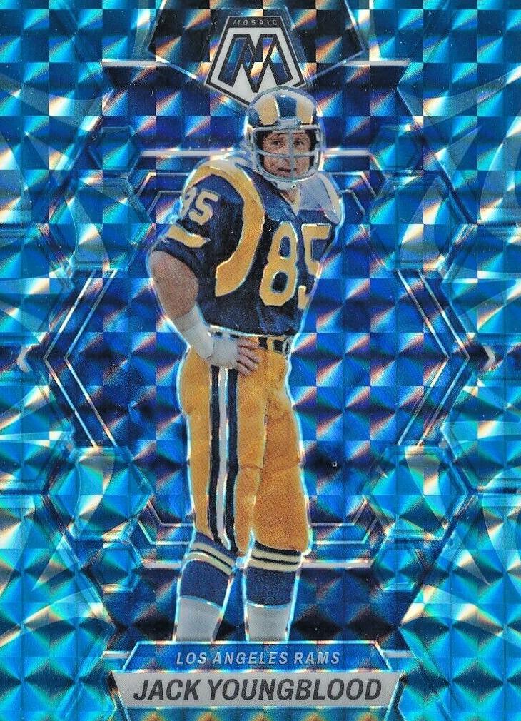 2023 Panini Mosaic Football Reactive Blue Jack Youngblood #142