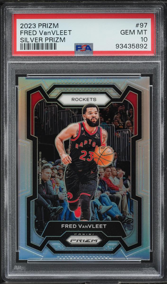 2023 Panini Prizm Basketball Silver Fred VanVleet #97 PSA 9