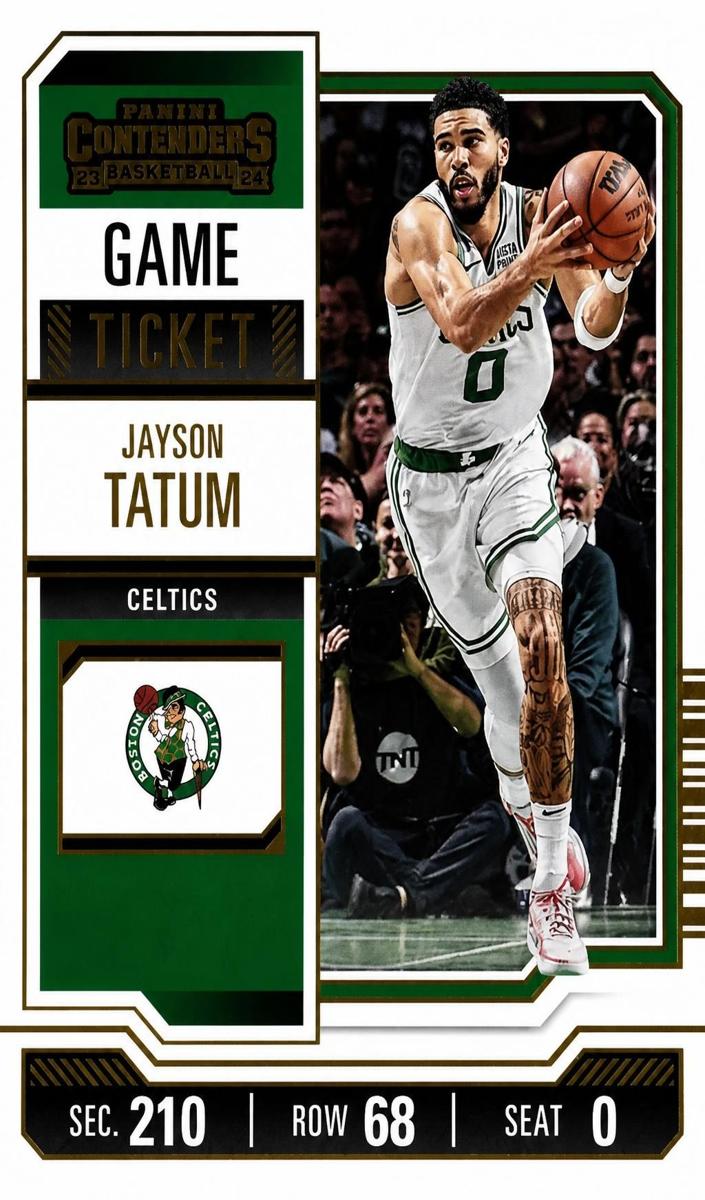 2023 Panini Contenders Basketball Bronze Game Ticket Jayson Tatum #77