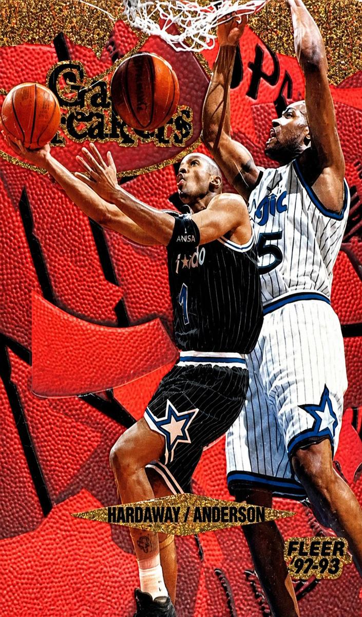 1997 Fleer Basketball Anfernee Hardaway #7