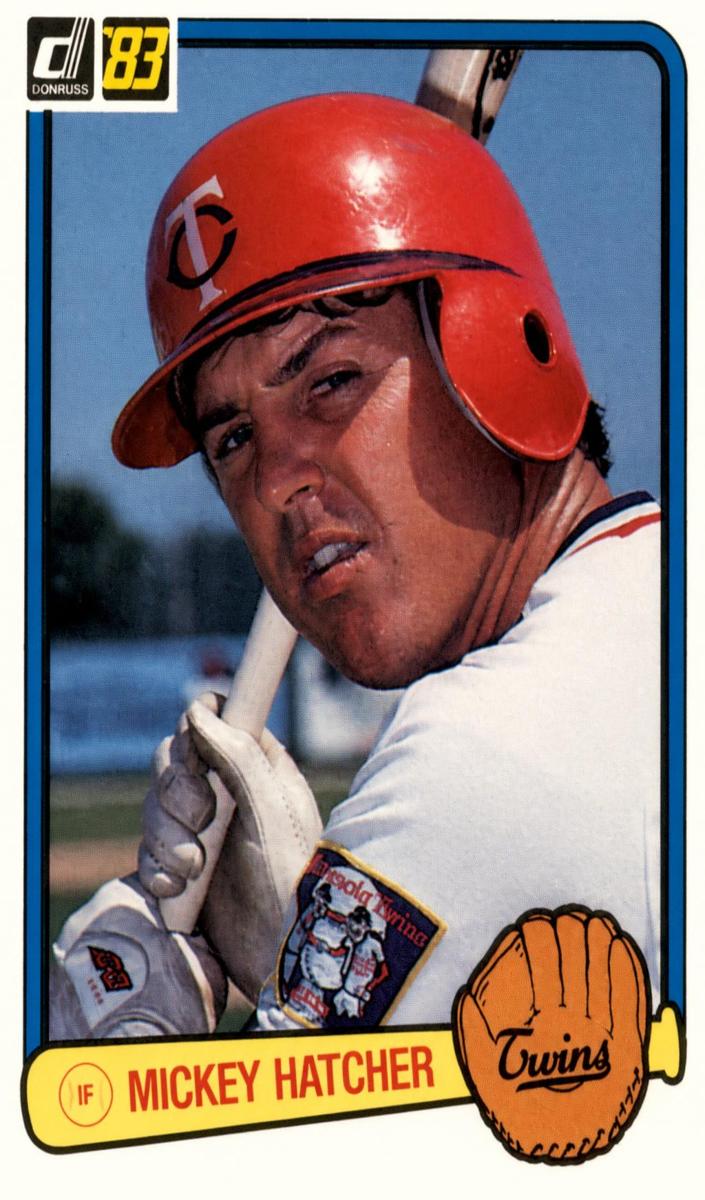 1983 Donruss Baseball Mickey Hatcher #615 PSA 10