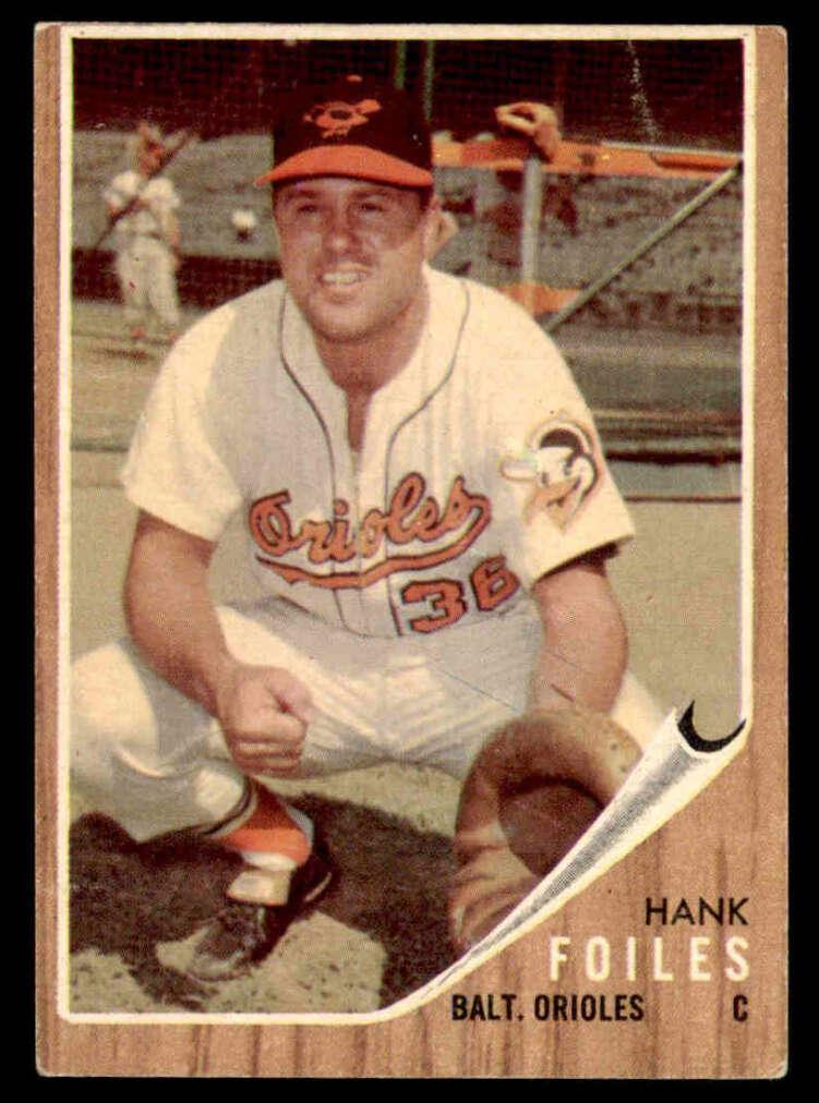 1962 Topps Baseball Hank Foiles #112 PSA 7
