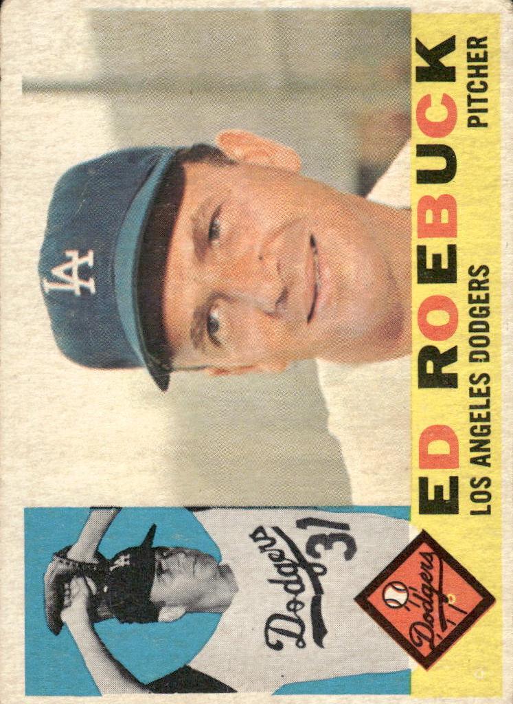 1960 Topps Baseball Ed Roebuck #519 PSA 6.5