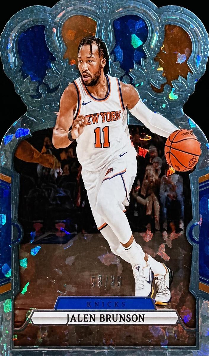 2023 Panini Crown Royale Basketball Crystal Blue Jalen Brunson #78
