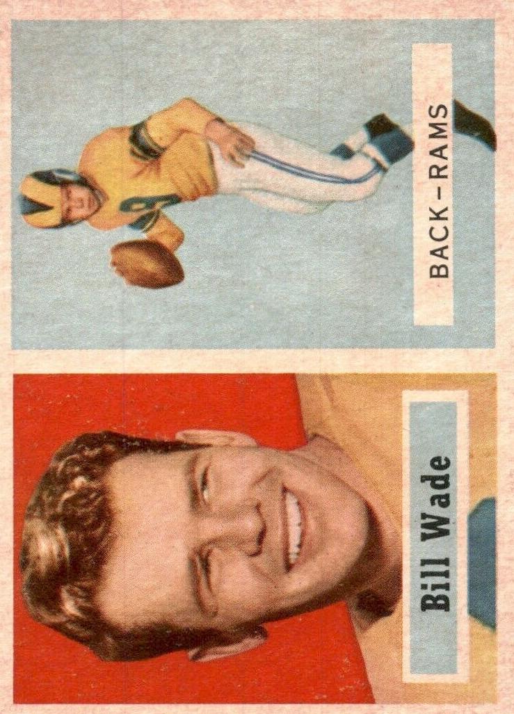 1957 Topps Football Bill Wade #34