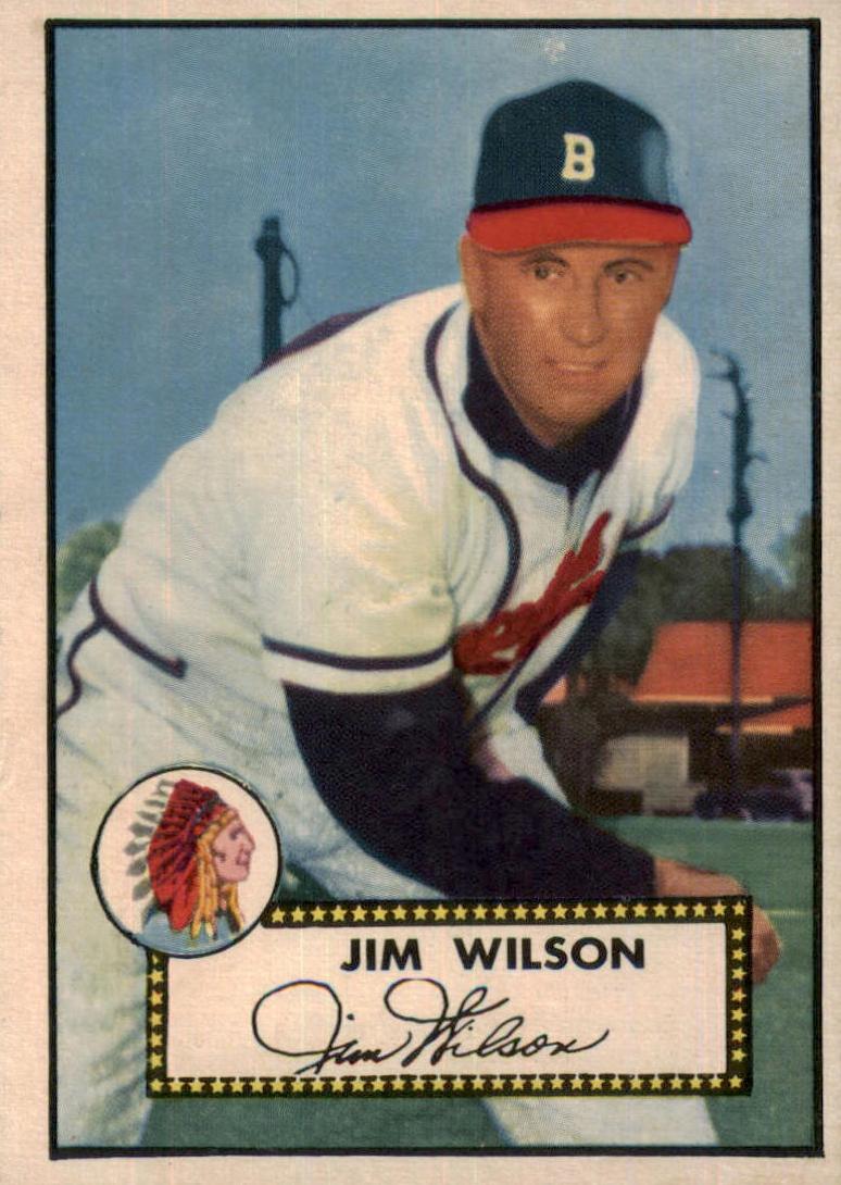 1952 Topps Baseball Jim Wilson #276 PSA 5.5