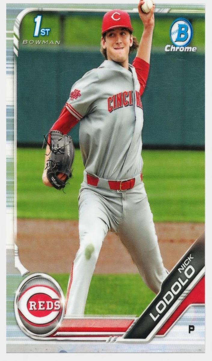 2019 Bowman Draft Chrome Baseball Refractor Nick Lodolo #BDC-189