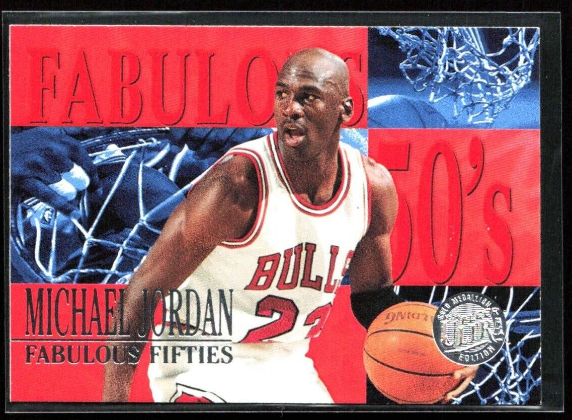 1995 Fleer Ultra Basketball Gold Medallion Michael Jordan #5 PSA 10