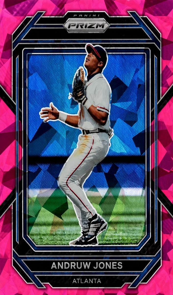 2023 Panini Prizm Baseball Pink Ice Andruw Jones #246