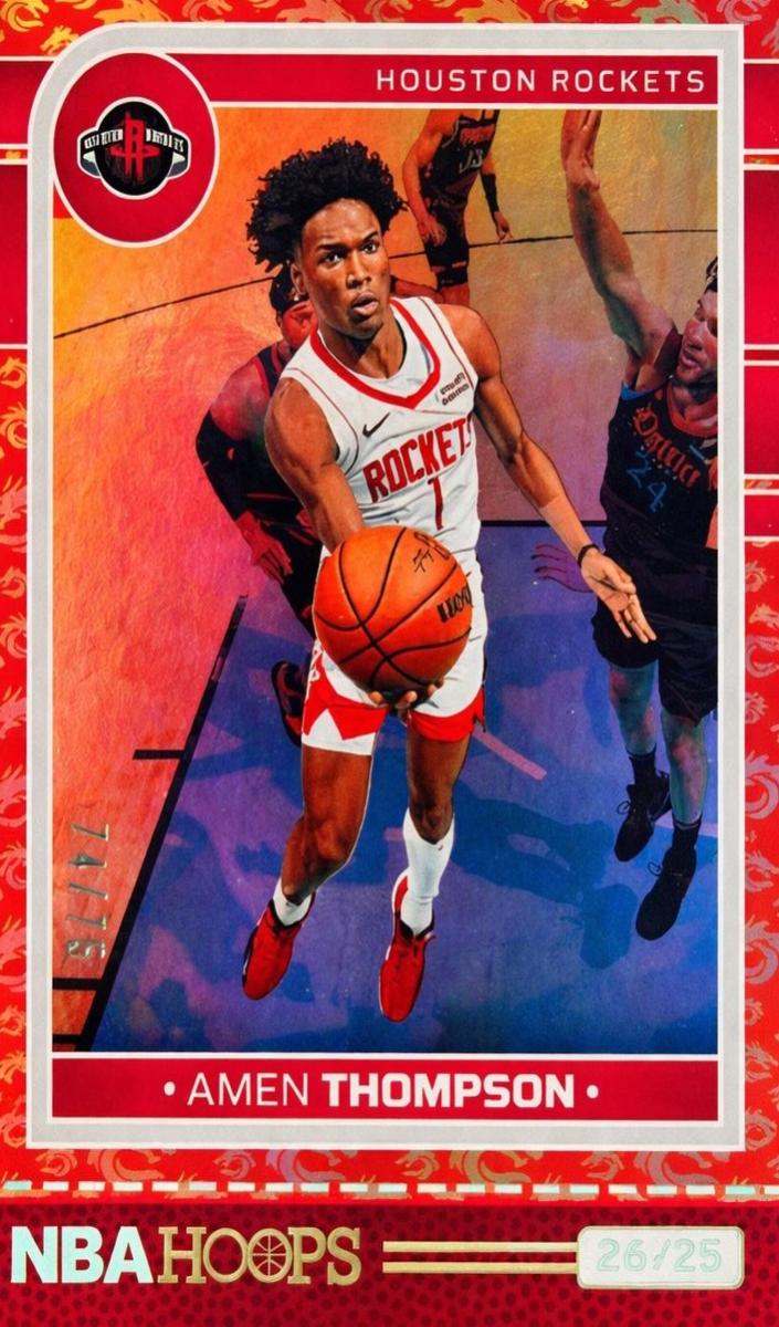 2024 Panini Hoops Basketball Dragon Year Amen Thompson #151