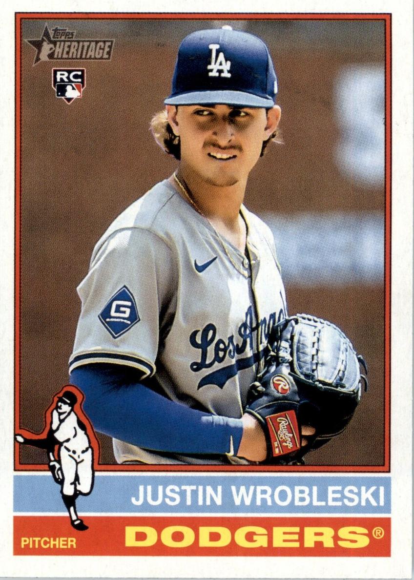 2025 Topps Heritage Baseball Justin Wrobleski #319