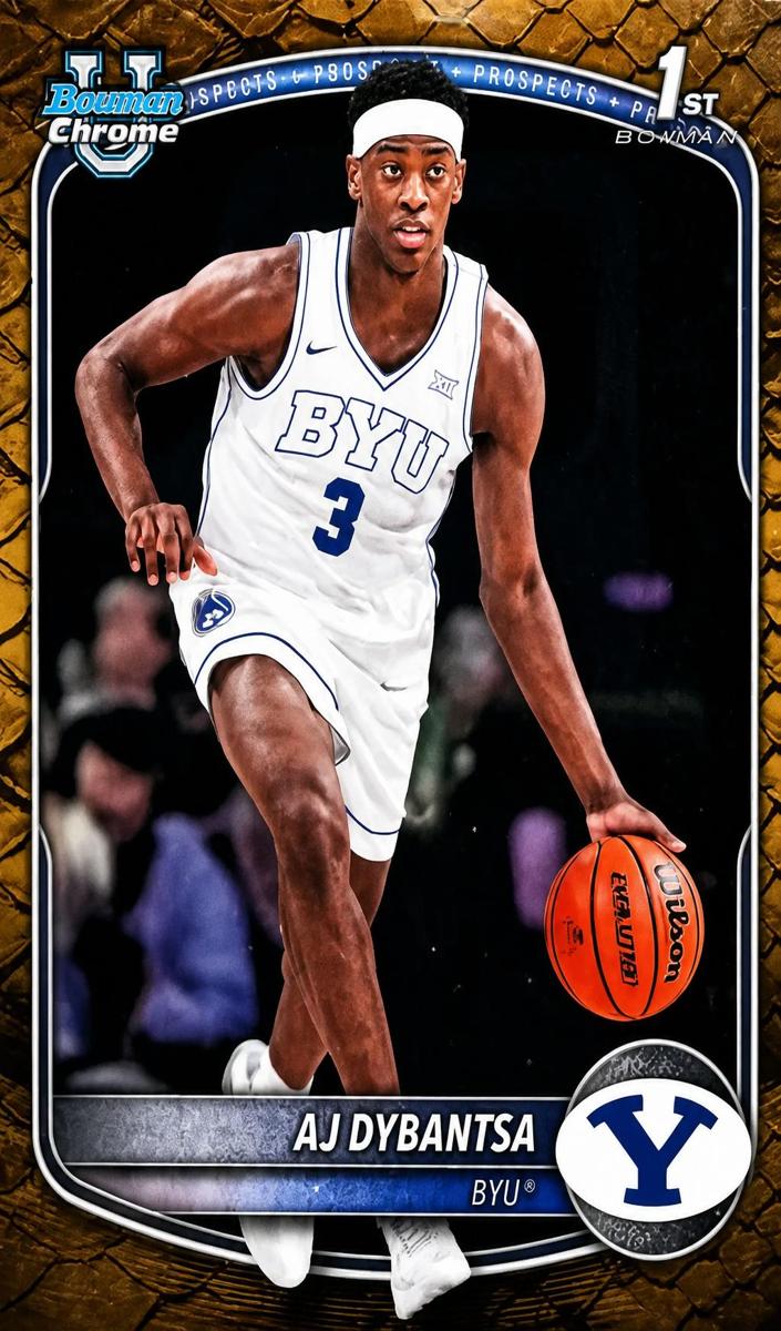 2025 Bowman Basketball Reptilian Refractor AJ Dybantsa #BCP-1