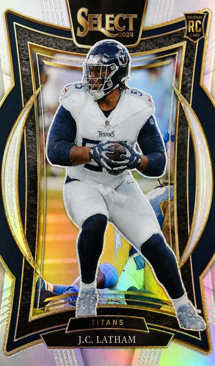 2024 Panini Select Football Silver Die-Cut J.C. Latham #11