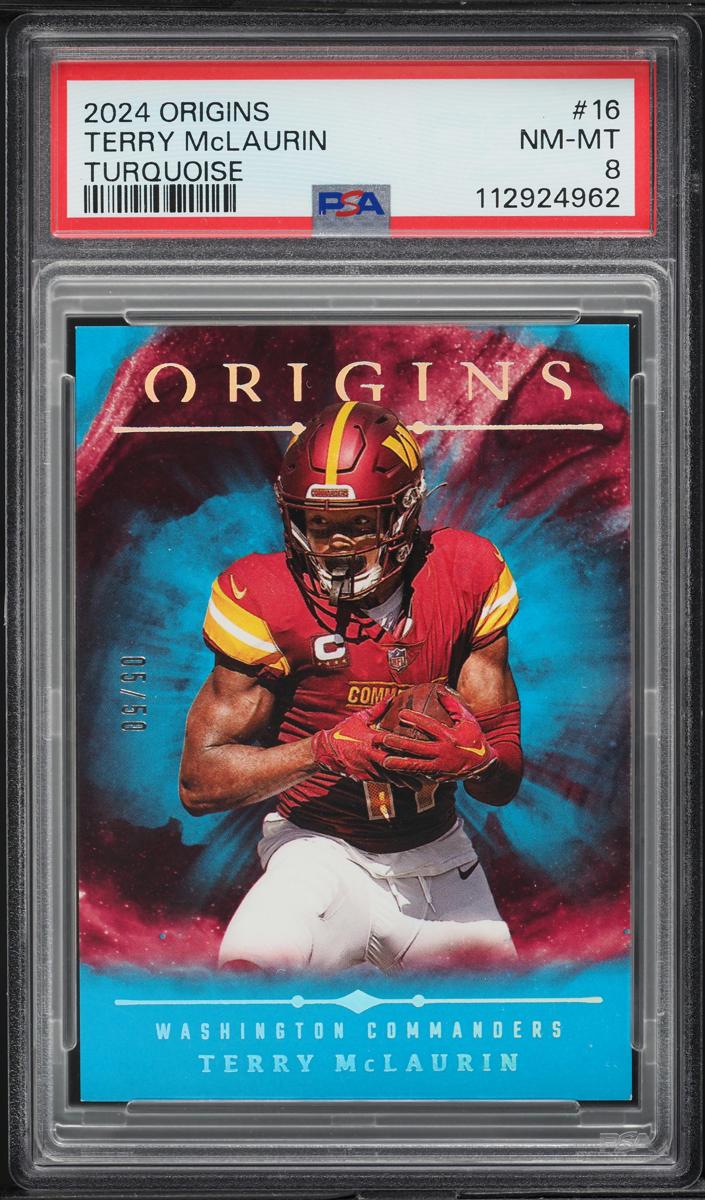 2024 Panini Origins Football Turquoise Terry McLaurin #16