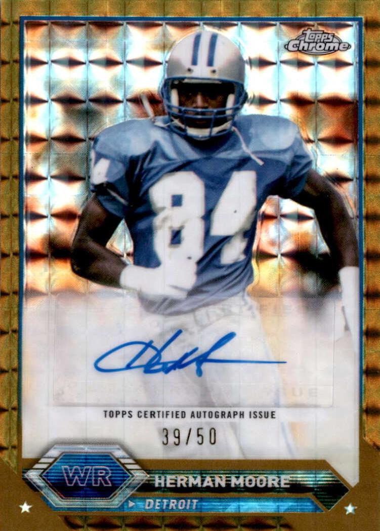 2023 Topps Composite Football Geometric Gold Herman Moore #TCA-HM