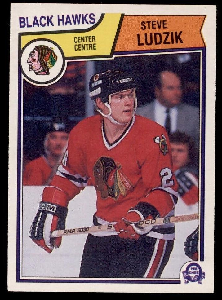 1983 O-Pee-Chee Hockey Steve Ludzik #106