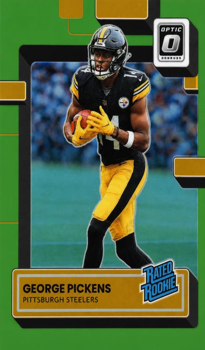 2022 Donruss Optic Football Lime Green George Pickens #223 PSA 10