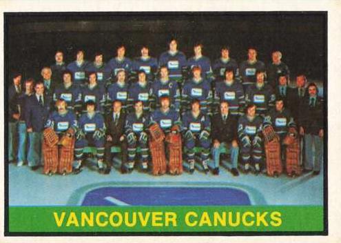 1974 O-Pee-Chee Hockey Vancouver Canucks #322 PSA 8