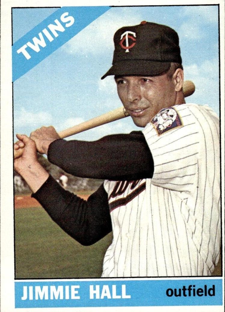 1966 Topps Baseball Jimmie Hall #190 PSA 7.5