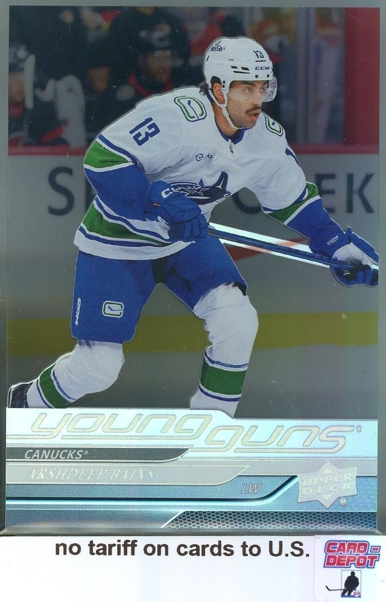 2024 Upper Deck Hockey Arshdeep Bains #231 PSA 9