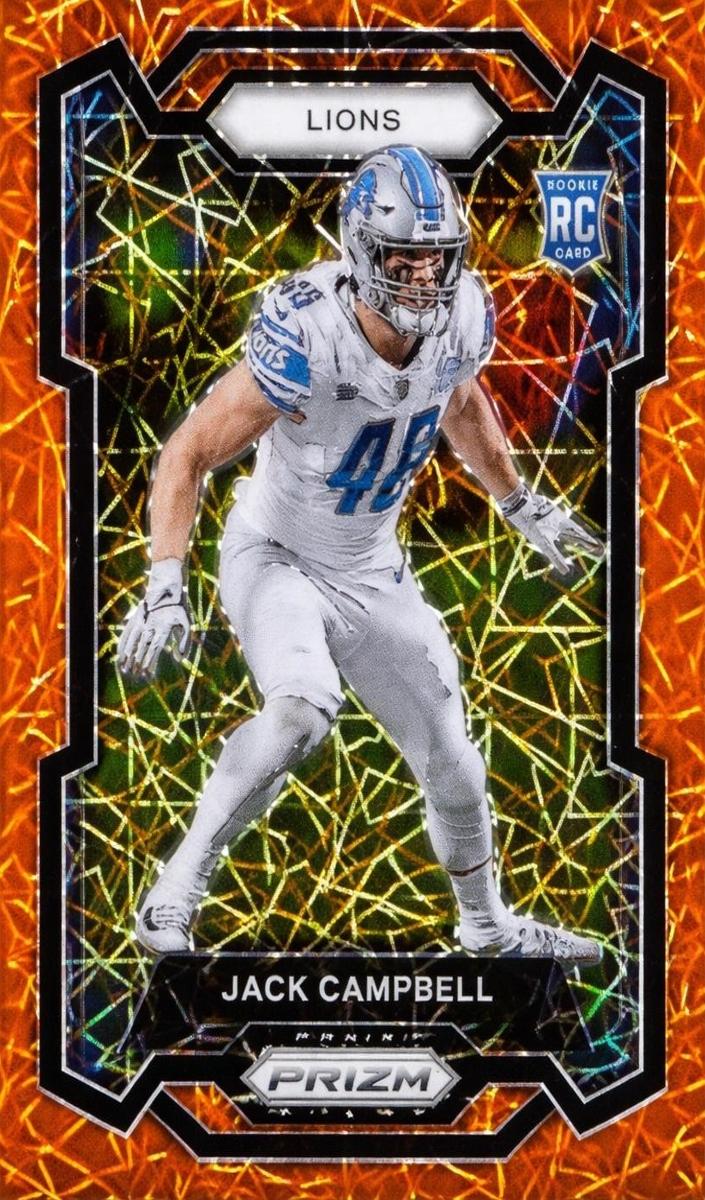 2023 Panini Prizm Football Lazer Jack Campbell #330