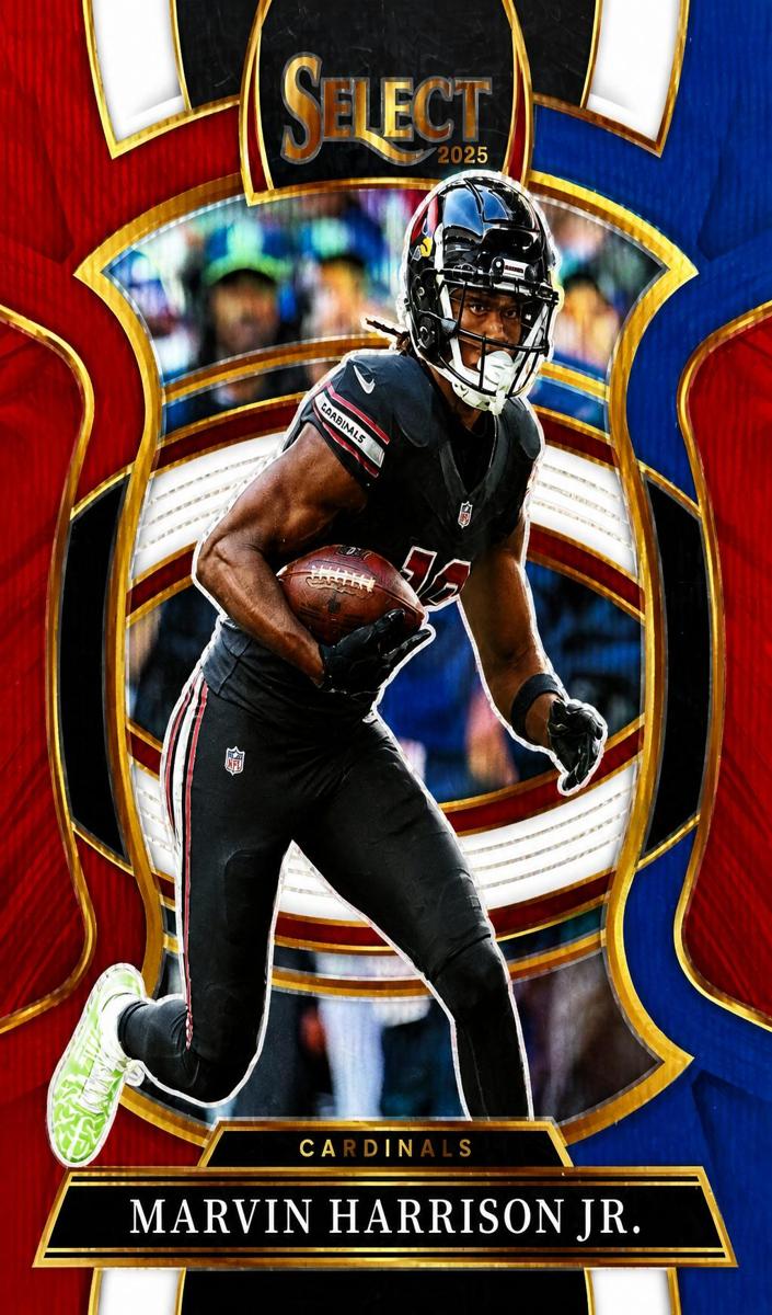 2025 Panini Select Football Tri-Color Marvin Harrison Jr. #22