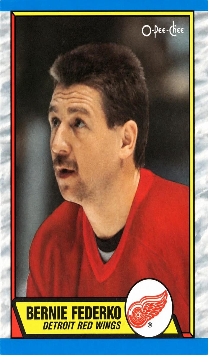 1989 O-Pee-Chee Hockey Bernie Federko #107