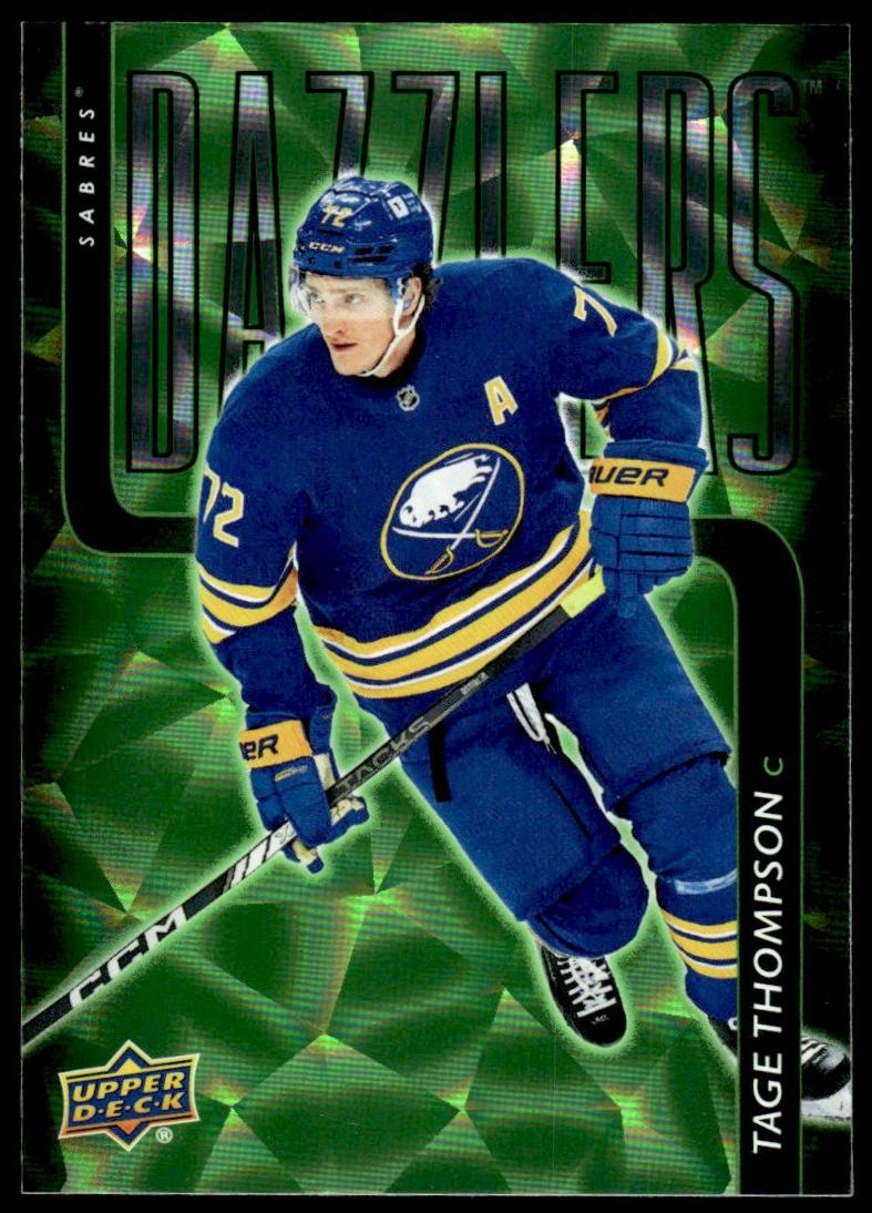 2025 Upper Deck Hockey Green Tage Thompson #DZ-15
