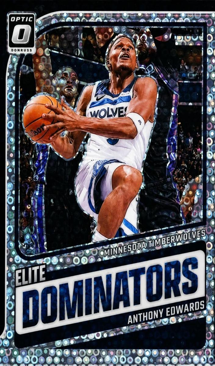 2024 Donruss Optic Basketball Fast Break Holo Anthony Edwards #14