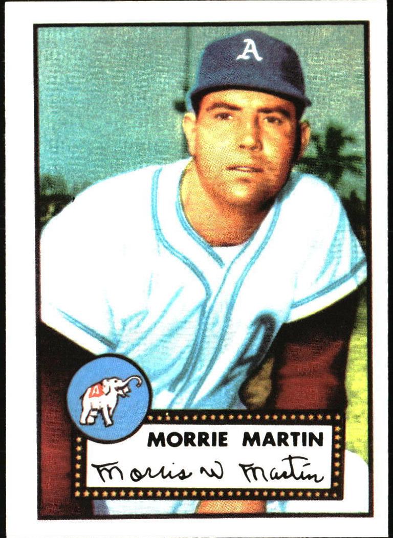 1952 Topps Baseball Morrie Martin #131 PSA 6