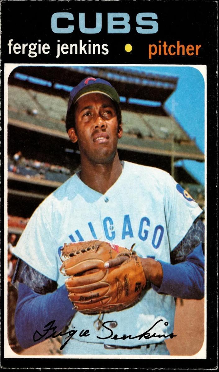 1971 O-Pee-Chee Baseball Fergie Jenkins #280 PSA 5.5