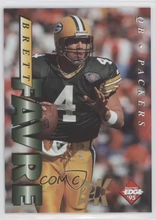 1995 Collector's Edge Football 22K Gold Brett Favre #71 PSA 9