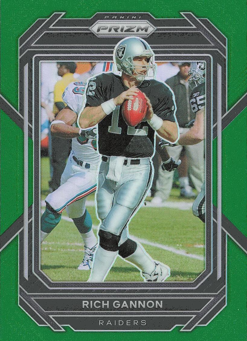 2022 Panini Prizm Football Green Rich Gannon #176