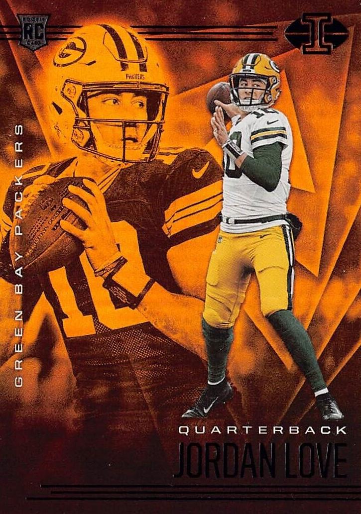 2020 Panini Illusions Football Trophy Collection Orange Jordan Love #8 PSA 9