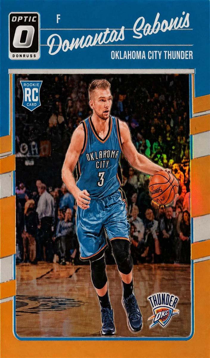 2016 Donruss Optic Basketball Orange Domantas Sabonis #161 PSA 10