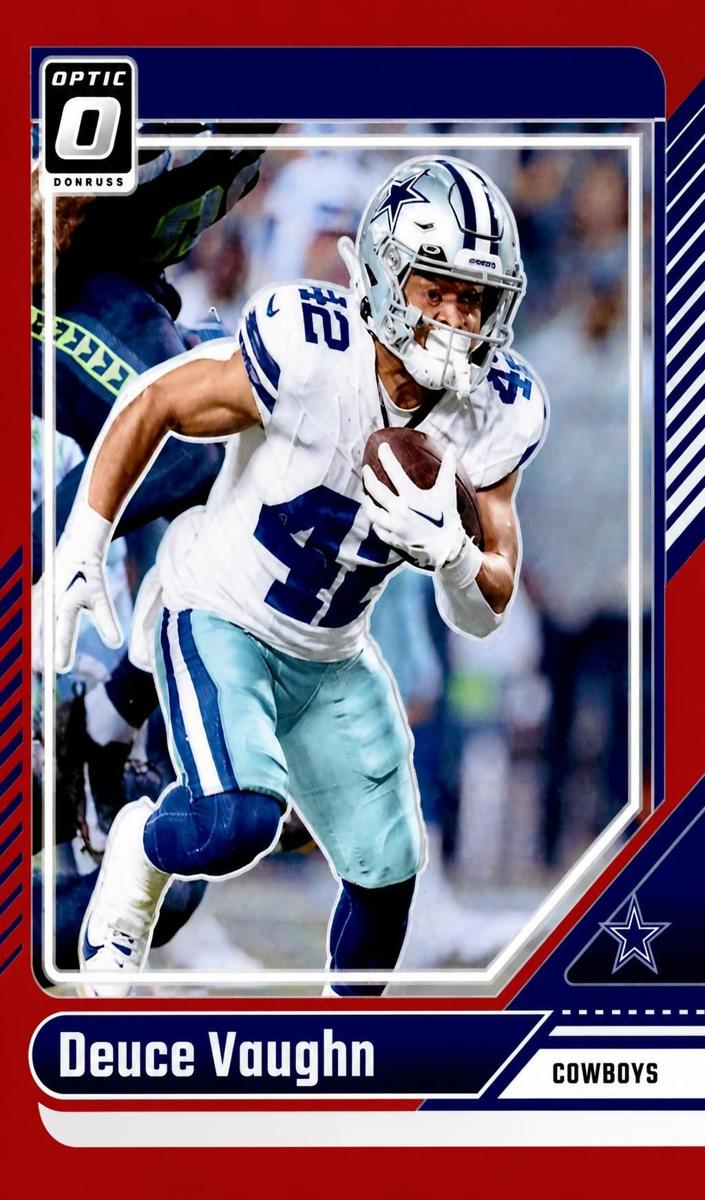 2024 Donruss Optic Football Red Deuce Vaughn #52