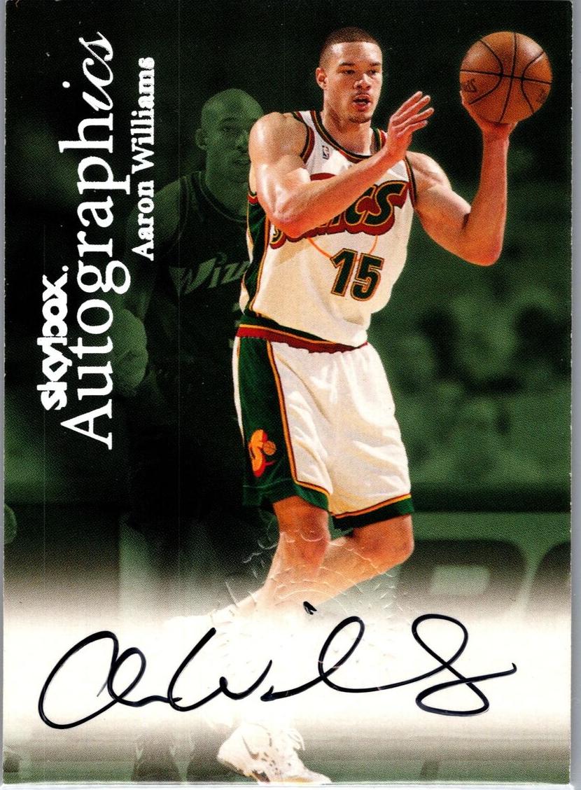 1999 Skybox Premium Basketball Aaron Williams #NNO