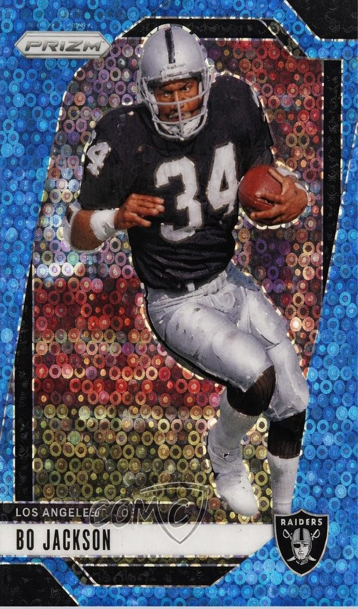 2024 Panini Prizm Football No Huddle Blue Bo Jackson #154 PSA 8.5