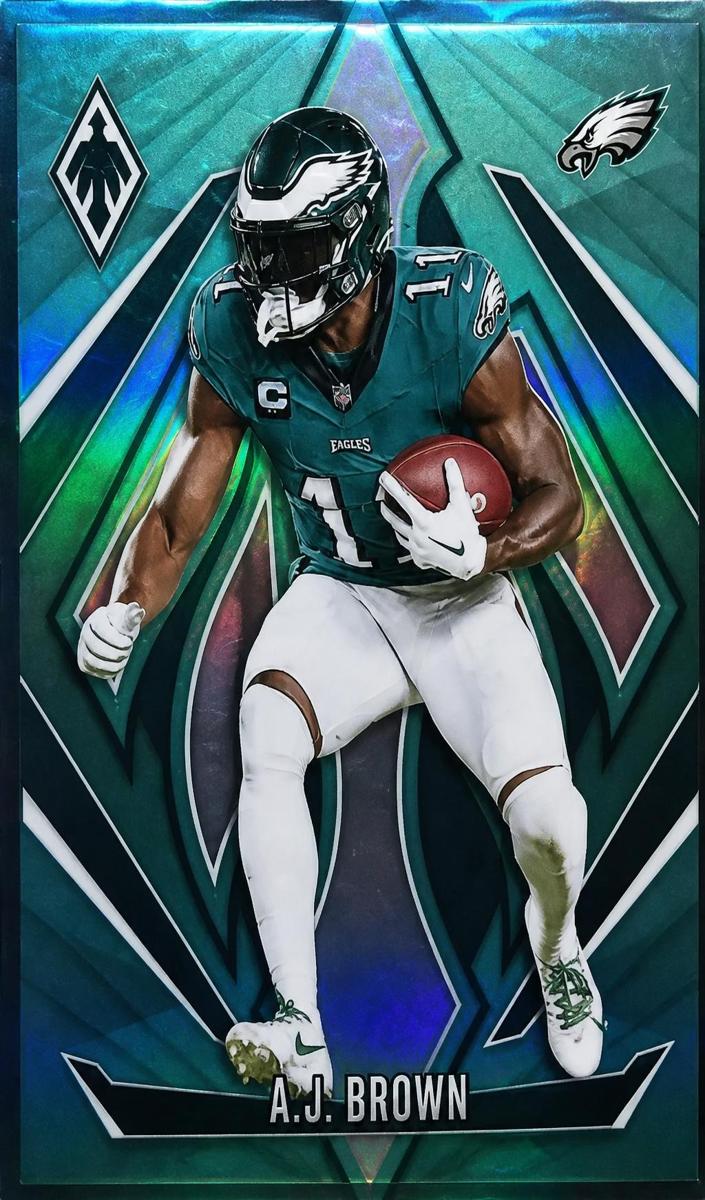 2024 Panini Phoenix Football Teal A.J. Brown #1