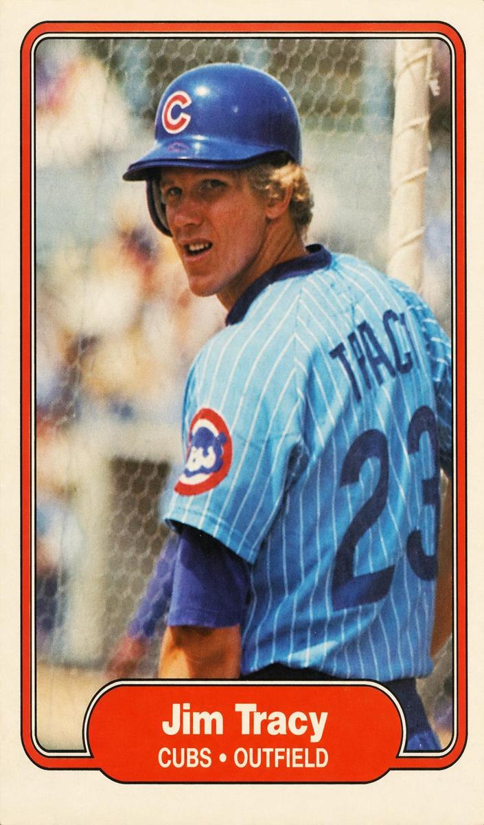 1982 Fleer Baseball Jim Tracy #605