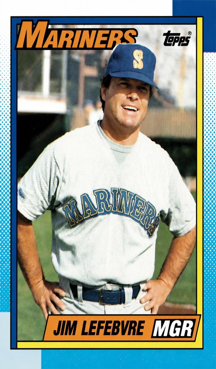 1990 Topps Baseball Jim Lefebvre #459