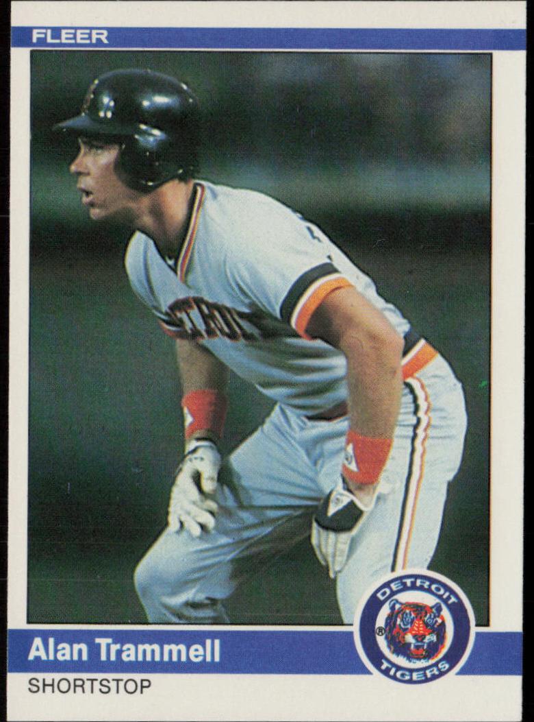 1984 Fleer Baseball Alan Trammell #91 PSA 9