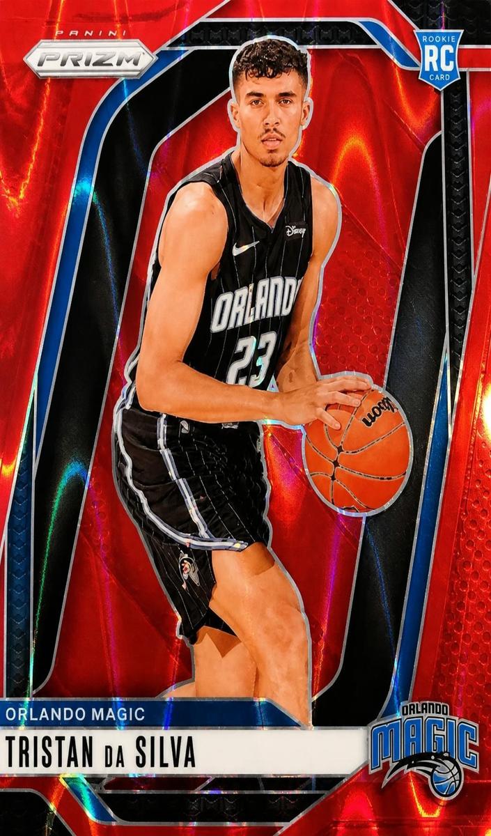 2024 Panini Prizm Basketball Ruby Wave Tristan da Silva #256 PSA 9