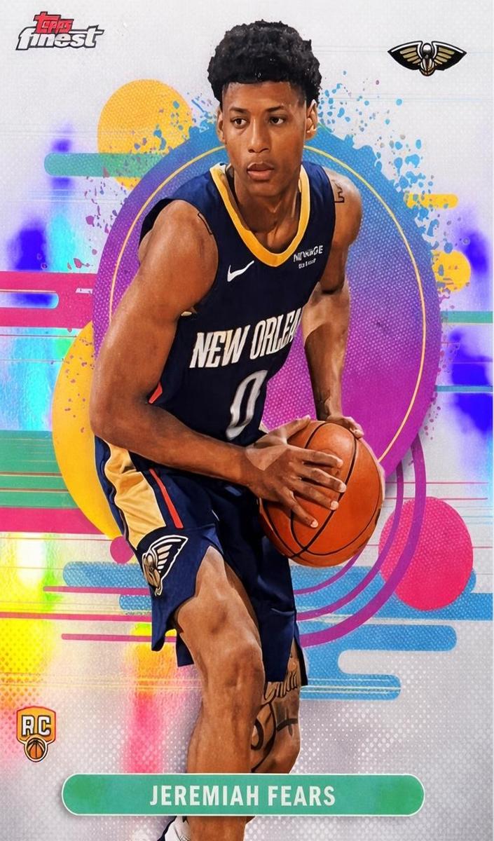 2025 Topps Finest Basketball Refractor Jeremiah Fears #107