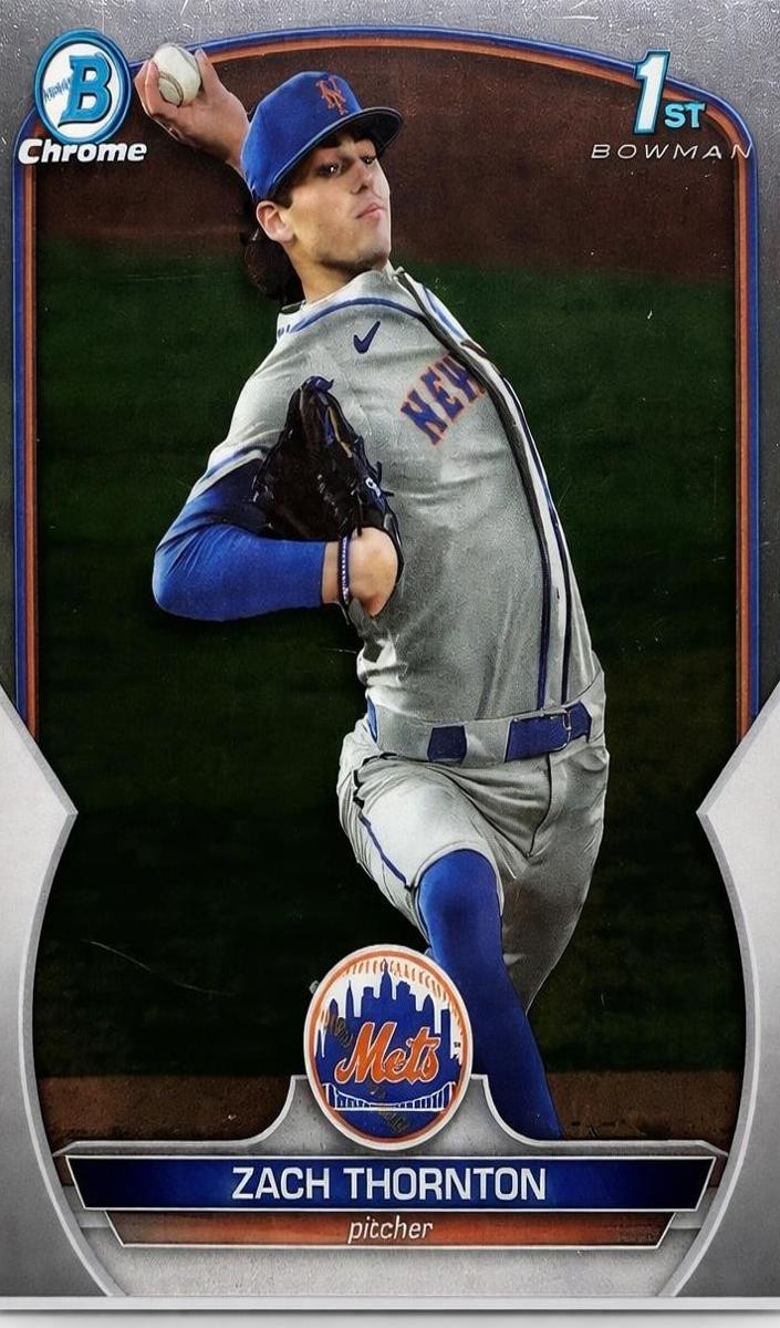 2023 Bowman Draft Chrome Baseball Zach Thornton #BDC-187 SGC 10