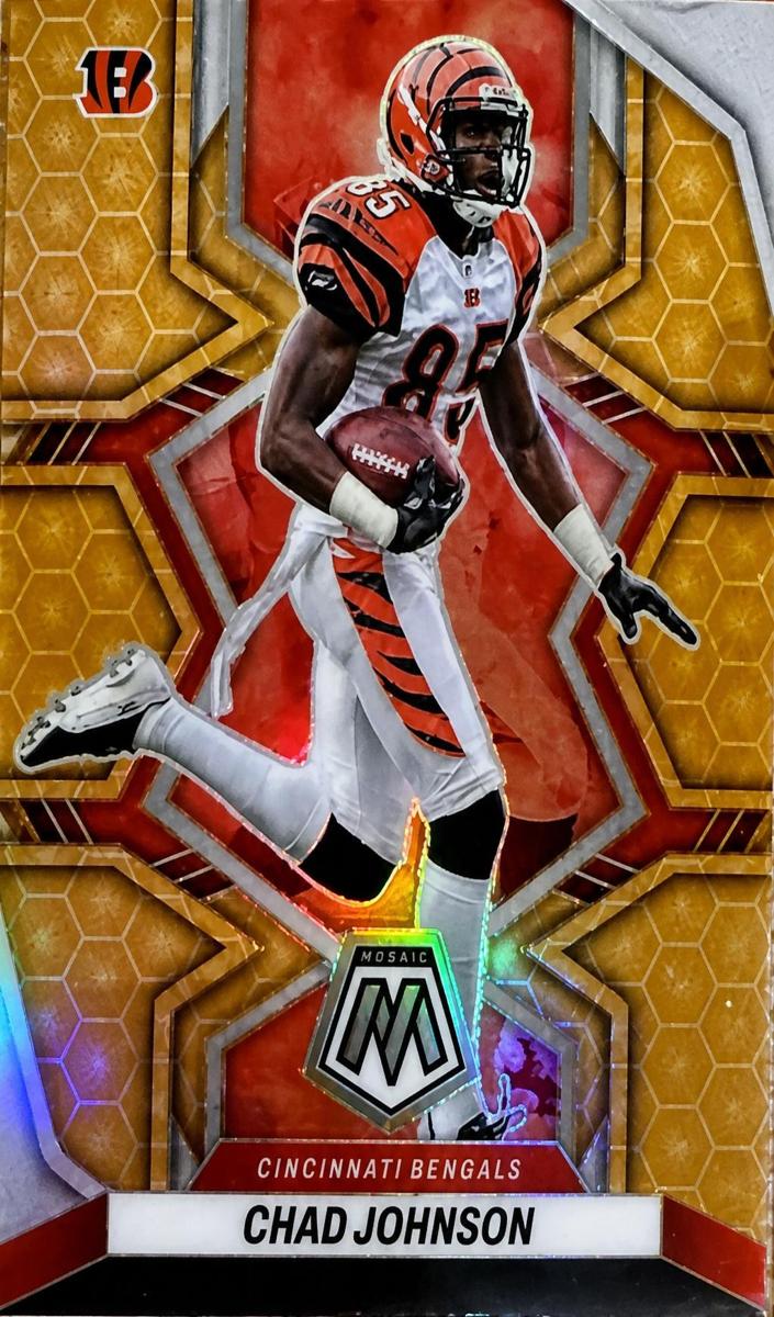 2022 Panini Mosaic Football Honeycomb Chad Johnson #45 PSA 10