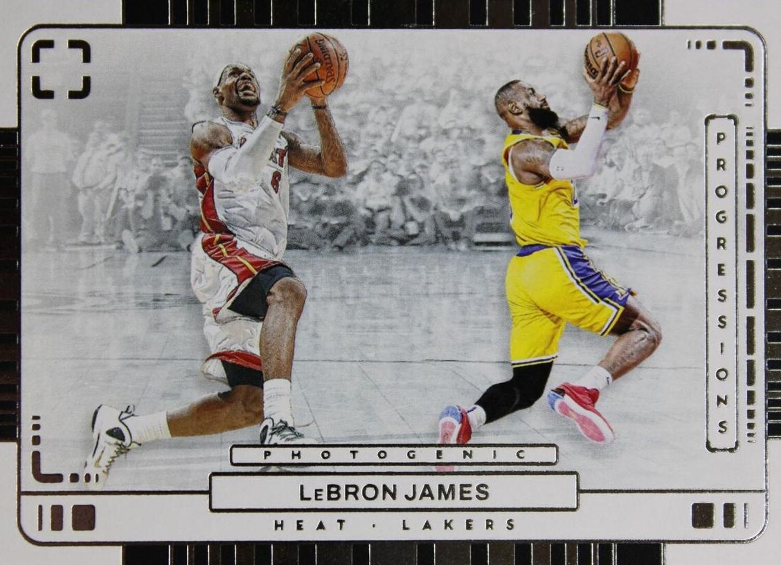 2023 Panini PhotoGenic Basketball LeBron James #10 PSA 9