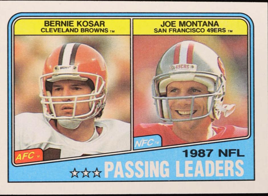 1988 Topps Football Joe Montana #215