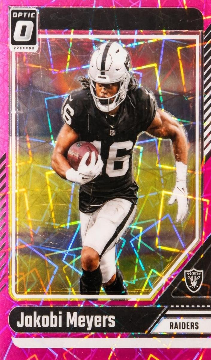 2024 Donruss Optic Football Pink Velocity Jakobi Meyers #102
